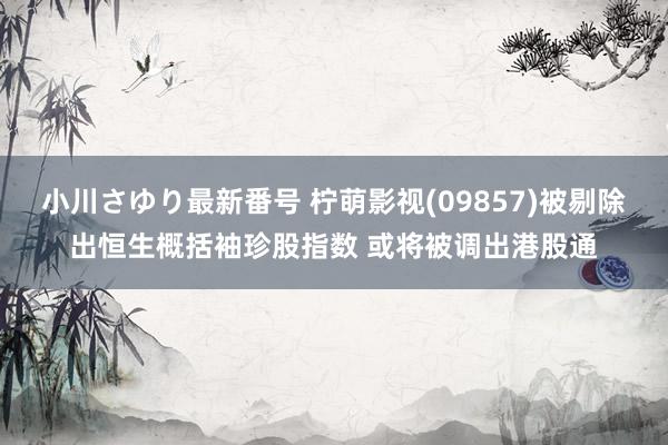 小川さゆり最新番号 柠萌影视(09857)被剔除出恒生概括袖珍股指数 或将被调出港股通
